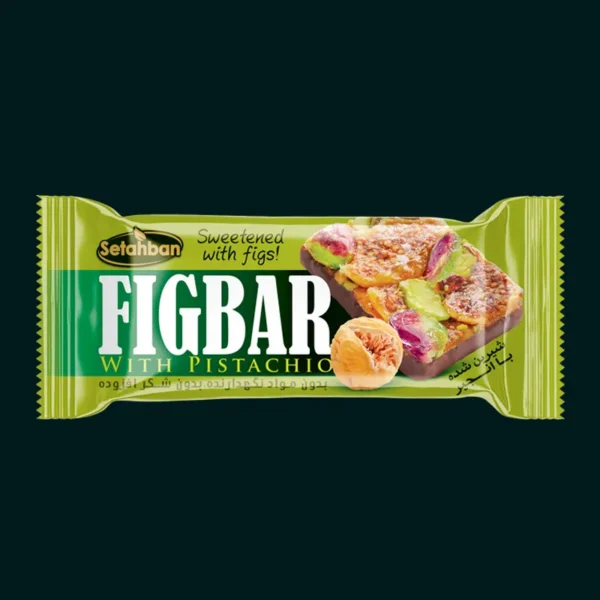 انرژی بار انجیری با مغز پسته سته بان - جعبه 12 عددی
