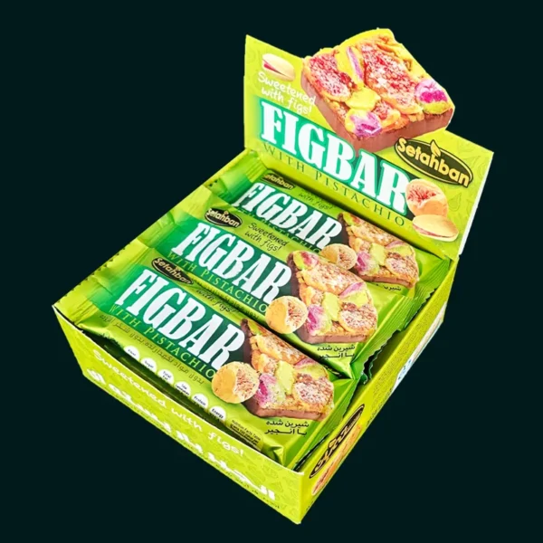 انرژی بار انجیری با مغز پسته سته بان - جعبه 12 عددی - Image 2