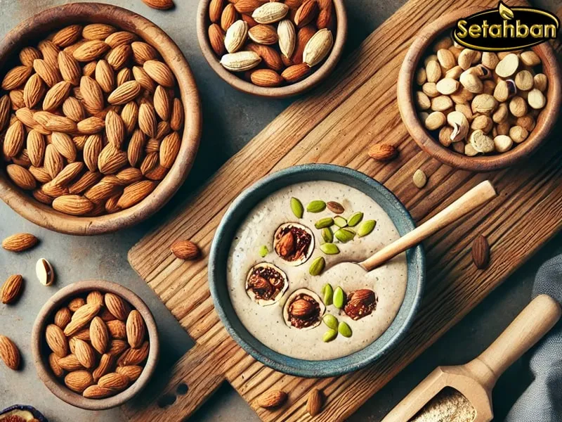 طرز تهیه پروتئین بار خانگی با پسته و بادام